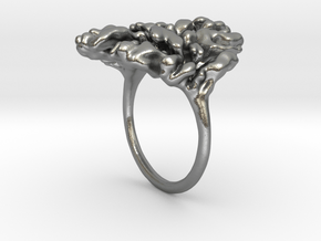 Coral Ring I   in Natural Silver