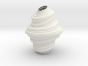Vase TrCrN in White Natural Versatile Plastic
