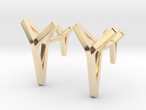 YOUNIVERSAL C. Cufflinks. Pure Elegance for Him in 14K Yellow Gold