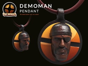Team Fortress 2 - Demoman Pendant | Keychain in Glossy Full Color Sandstone