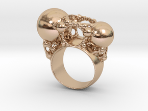 Kleinian Ring in 14k Rose Gold Plated Brass
