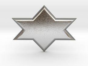 Star of David in Natural Silver