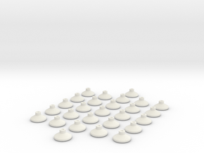 HIC Nipples V1 x27 in White Natural Versatile Plastic