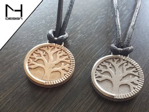 Tree of Life Pendant in Natural Bronze