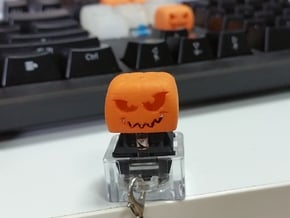 Halloween pumkin keycap 4 - cherry MX in Tan Fine Detail Plastic