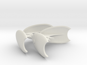 Inquisitor Symbol Wing set open in White Natural Versatile Plastic