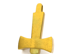 MJÖLNIR - LÄBY in Natural Brass