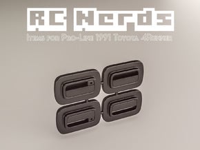 RCN072 Door handles for Toyota 4Runner PL in White Natural Versatile Plastic