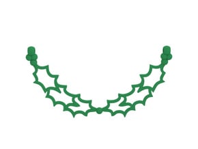 Necklace in Green Processed Versatile Plastic