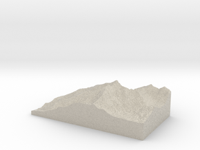 Model of Mount Calowahcan in Natural Sandstone
