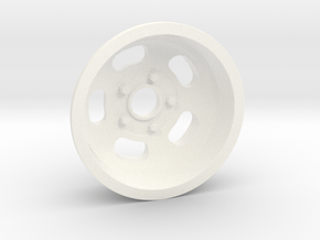 1:8 Rear Ansen Sprint Wheel in White Processed Versatile Plastic