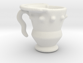 Imp's cup (set 1 of 2) in White Natural Versatile Plastic