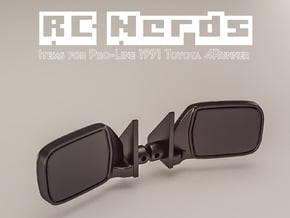 RCN068 Mirrors for Toyota 4Runner PL in White Natural Versatile Plastic
