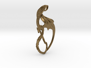 LUX DRACONIS Pendant 3  in Natural Bronze