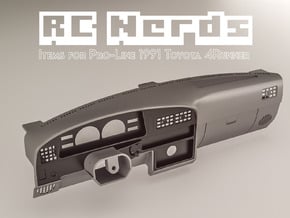  RCN061 Daschboard for Toyota 4Runner PL in White Natural Versatile Plastic