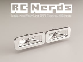 RCN056 Front bumper light buckets for 4Runner in White Natural Versatile Plastic