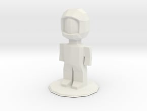 Astronaut in White Natural Versatile Plastic: Medium