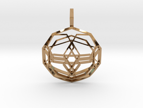 Source Sphere (Domed) in Polished Brass