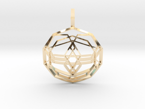 Source Sphere (Domed) in 14K Yellow Gold