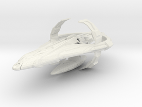 Vulcan Raan class III  BattleCruiser in White Natural Versatile Plastic