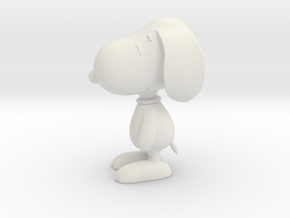 1/24 Snoopy for Diorama in White Natural Versatile Plastic