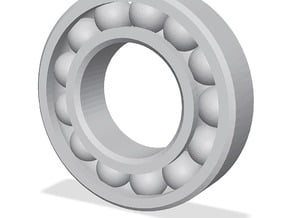 10 mm Outer Diameter Ball Bearing (Rescalable) in Tan Fine Detail Plastic