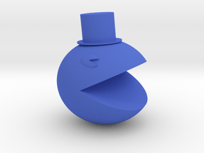 pac-man in Blue Processed Versatile Plastic: Small