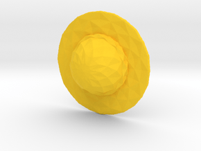 1/24 Hat for Auto Dioramas in Yellow Processed Versatile Plastic