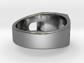 Bitcoin Ring in Polished Silver: 7 / 54