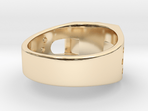 Bitcoin Ring in 14K Yellow Gold: 7.5 / 55.5