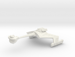 3788 Scale Klingon D7K Refitted Battlecruiser WEM in White Natural Versatile Plastic