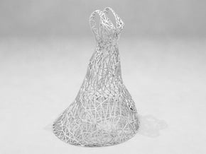 Jewelry Wire Dress Display (25 cm) in White Natural Versatile Plastic