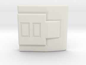 Vault Suit - Square Clip in White Natural Versatile Plastic