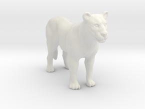 Printle Animal Lioness - 1/24 in White Natural Versatile Plastic