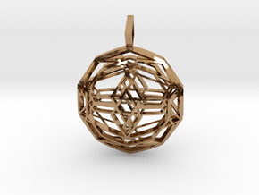 Source Sphere (Double Domed) in Polished Brass