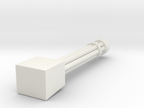 M40kRotary cannon tank weapon in White Natural Versatile Plastic