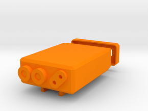 Airsoft PEQ Box for Anker PowerCore 10000 in Orange Processed Versatile Plastic
