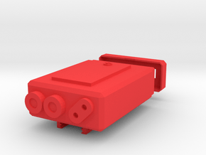Futuristic PEQ Box for Anker PowerCore 10000 in Red Processed Versatile Plastic
