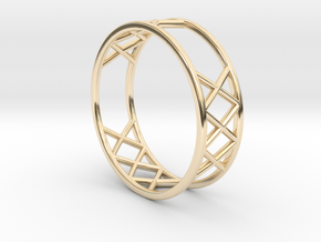 XXX Ring Size  [ 13 ] in 14k Gold Plated Brass