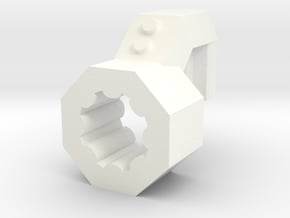 TR: Galvatron Canon Port in White Processed Versatile Plastic