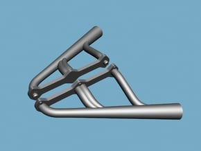 1/25 Olds lakes-style headers V2.0 in Smooth Fine Detail Plastic