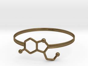 Serotonin Bracelet 75 mm in Natural Bronze