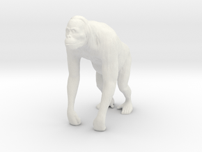 Printle Animal Orangutan - 1/32 in White Natural Versatile Plastic