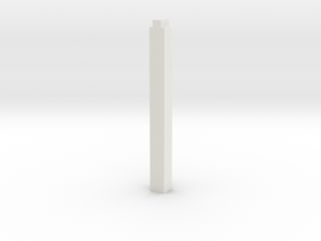 Triple Underpass West Wing Wall Pillar in White Natural Versatile Plastic