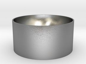 Coin Cup in Natural Silver