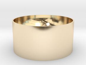 Coin Cup in 14K Yellow Gold