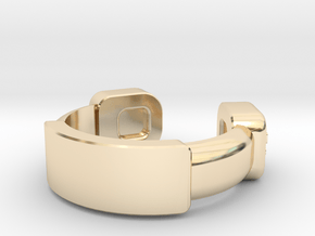 Concept R Headphone Ring in 14k Gold Plated Brass: 6.75 / 53.375
