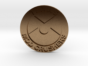 TMC Badge 1.5 Inch in Natural Brass
