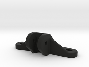 Panhard Chassis Mount - Flat in Black Premium Versatile Plastic