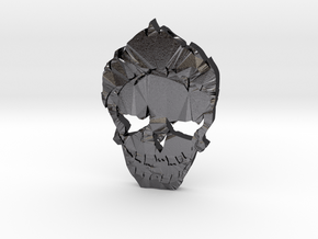 Joker - Squad Skull in Polished and Bronzed Black Steel